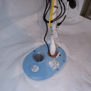 SmartSump installation for basement water damage prevention